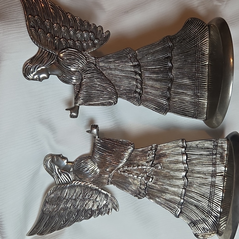 Silver Angel Figurine,1994 I.S.CO